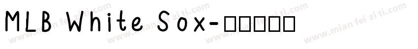 MLB White Sox字体转换